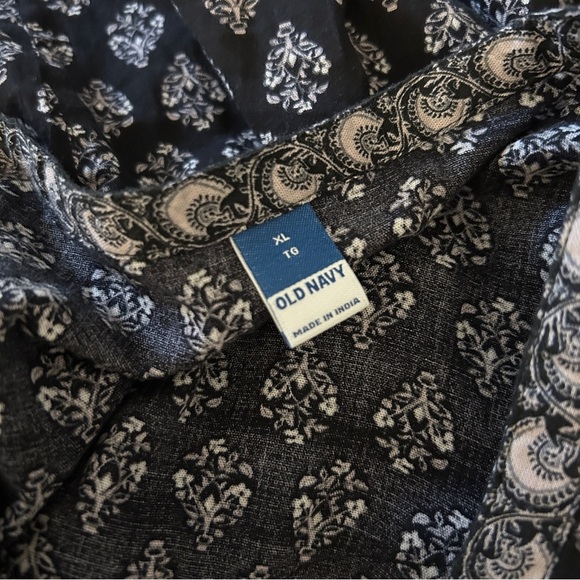 ❤️ Old Navy Black and White Long Sleeve Dress XL - Picture 5 of 12